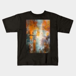 Autumn Trees Abstract Kids T-Shirt